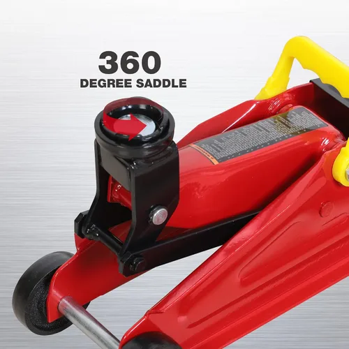 Miniatura 5 de BIG RED Gato hidráulico de carretilla de servicio/suelo portátil con liberación lenta especial y funda de almacenamiento y transporte moldeada por