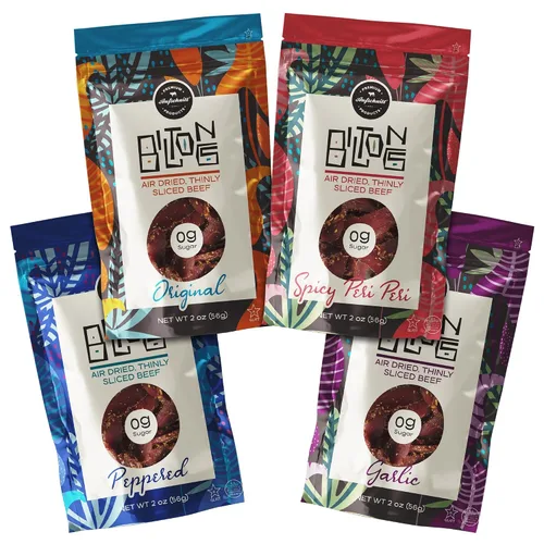 Miniatura 8 de Aufschnitt Biltong - Rebanadas de carne de res estilo sudafricano, secado al aire, sin azúcar, todos los ingredientes naturales, sin gluten