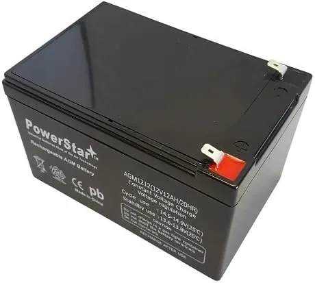 Miniatura 3 de PowerStar Nueva batería SLA universal 12V 12Ah UB12120 reemplazo