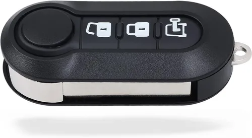 Miniatura 6 de Keymall Carcasa de repuesto para llavero de automóvil RAM ProMaster 1500 2500 3500 City 2015-2019 para Fiat 500 Ducato 3 botones, solo la carcasa