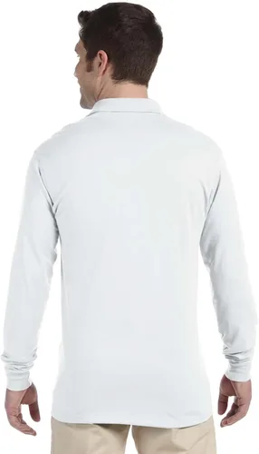 Miniatura 3 de Jerzees Men's Long Sleeve Polo Shirts, SpotShield Stain Resistant, Sizes S-2X
