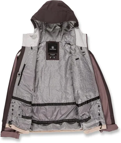 Miniatura 3 de Volcom Rossland - Chaqueta con capucha para mujer con aislamiento para snowboard y esquí