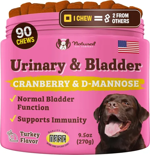Miniatura 13 de Natural Dog Company Vet Strength Multivitamínico para perros – 90 masticables suaves de alta potencia con glucosamina, condroitina, probióticos