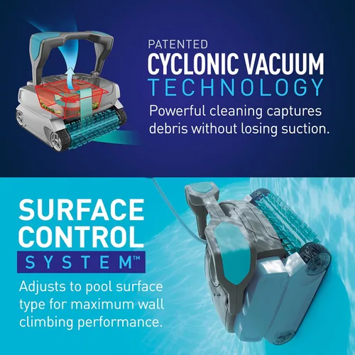 Miniatura 6 de Polaris Neo - Limpiador robótico para piscina, aspiradora automática para piscinas enterradas de hasta 40 pies, aspiradora de pared con fuerte