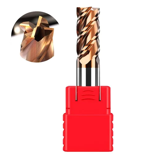 Miniatura 10 de ASNOMY 5 piezas de fresas cuadradas de carburo – 1/8 pulgadas (0.118 in) molino de extremo de carburo de grano micro para aceros de aleación/aceros