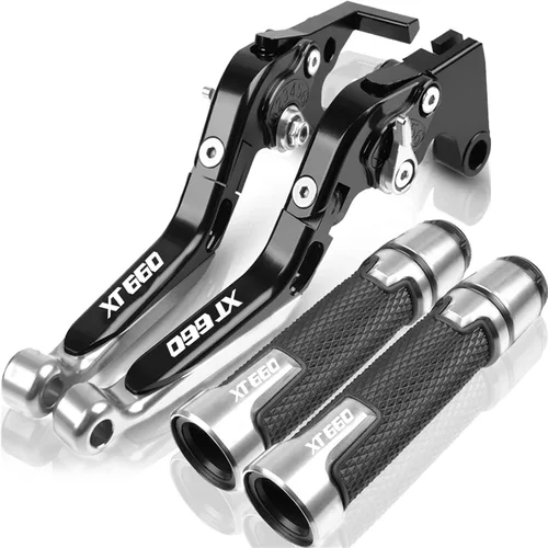 Miniatura 9 de Para Yamaha XT660 XT660X XT660R XT660Z 2004-2020 Palancas de embrague de freno extensibles plegables para motocicleta, embrague de freno ajustables
