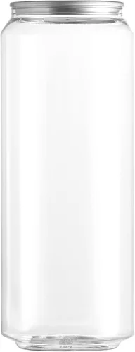 Miniatura 3 de Hammont - 100 unidades de botellas de jugo de plástico con tapas – Tazas sellables para batidos, Boba y café helado – Recipientes de bebidas