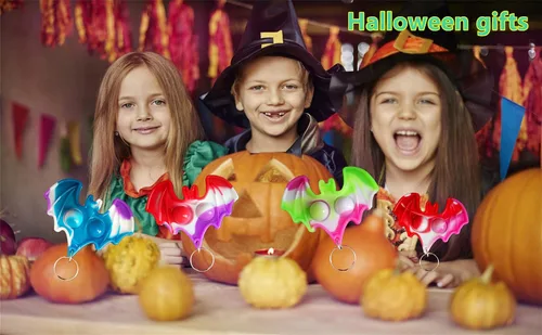 Miniatura 6 de 20 paquetes de murciélagos de Halloween a granel para adultos y niños, regalos de fiesta y estudiantes de aula
