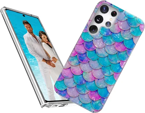 Miniatura 15 de Funda protectora para Samsung Galaxy S22 Ultra para niñas y mujeres, carcasa protectora de TPU suave con purpurina para Galaxy S22 Ultra, elegante