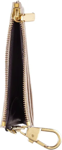Miniatura 37 de SEAVILIA Tarjetero llavero cartera para mujer con ventana de identificación RFID monedero regalo abeja delgada minimalista pequeña cartera