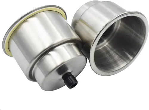 Miniatura 3 de Yuanhe Soporte para bebidas de acero inoxidable con drenaje para barco marino, caravana, caravana, 6