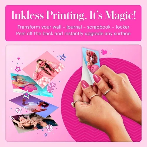 Miniatura 6 de KODAK x Barbie - Impresora fotográfica instantánea para smartphone Barbie - Portátil, color, inalámbrica - Fotos adhesivas Zink de 5 x 8 cm