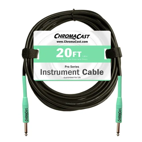 Miniatura 11 de ChromaCast Pro Series CC-PSCBLSS cables para instrumentos con extremos derechos, Vainilla crema
