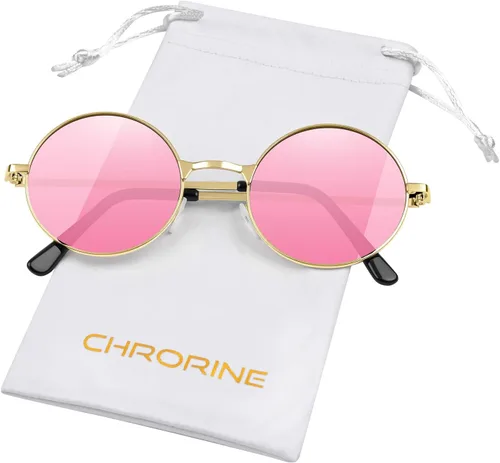 Miniatura 15 de CHRORINE Gafas de sol hippie redondas de los años 70, lentes retro para mujeres y hombres, accesorio de fiesta, festival, moda, gafas de sol vintage