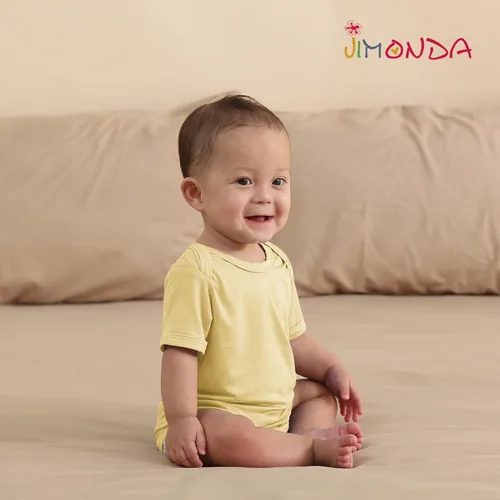 Miniatura 46 de Jimonda Body de rayón de bambú de manga corta para bebés, niños y niñas, trajes suaves para recién nacidos