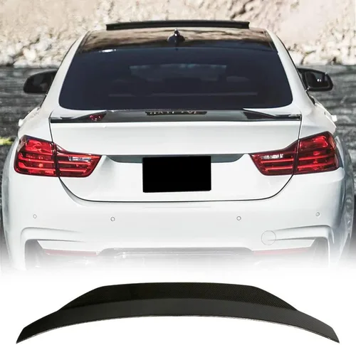Miniatura 9 de Alerón de maletero de fibra de carbono para BMW Serie 4 F32 Coupé 2 puertas 2014-2020 420i 428i 430i 435i 440i Aleta de aleteo trasera de salida