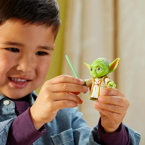 Miniatura 6 de Star Wars: Young Jedi Adventures Yoda Figura de acción, juguetes de 3 pulgadas de alto, juguetes preescolares para niños y niñas de 3 años