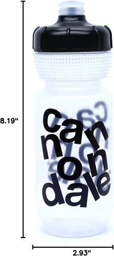 Miniatura 3 de Cannondale Gripper - Botella de agua apilada transparente/negro (20.3 fl oz)