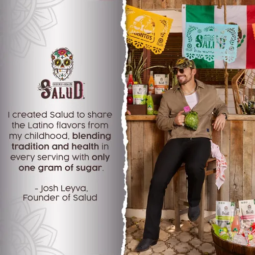 Miniatura 7 de Salud x Jarritos - Bebida energética 2 en 1 en polvo + concentración, ponche de frutas, cafeína orgánica, B6 + B12, teanina, paquetes de bebida