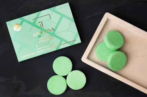 Miniatura 2 de Anovina Vaporizadores de ducha de eucalipto y mentol – Tabletas de ducha de aromaterapia con vapores calmantes – Fabricado en Estados Unidos – Set