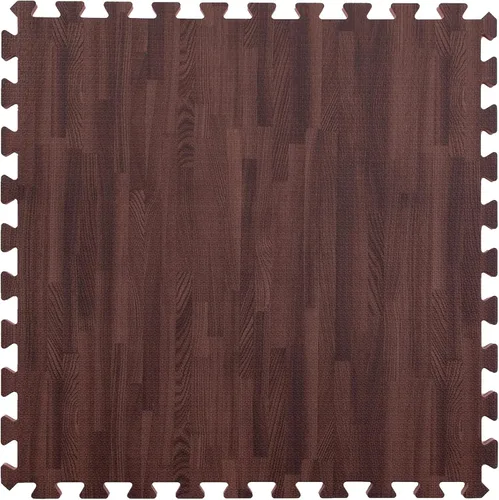 Miniatura 12 de IncStores baldosas de madera blanda de 2' x 2' con bordes 5/8" - Roble oscuro