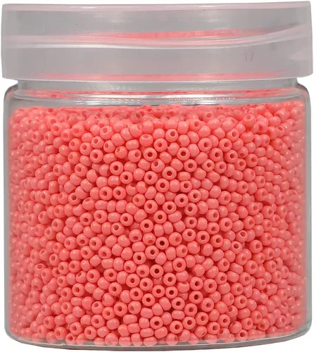 Miniatura 8 de Bala&Fillic Tamaño casi uniforme Cuentas de semillas redondas de color verde ejército de 2 mm Aproximadamente 10000 piezas/110 gramos en caja