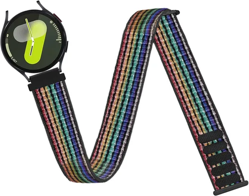Miniatura 8 de Correa deportiva de 0.787 in para tobillo/brazo compatible con Samsung Galaxy Watch 7/6/5/4/FE de 1.732 in 1.575 in/Watch 5 Pro/Galaxy Watch 6