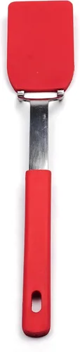 Miniatura 16 de RSVP International Kitchen Tool Collection - Espátula flexible de nailon, mango de acero inoxidable, 12 x 2.75 pulgadas, color verde