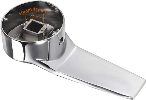 Miniatura 3 de uxcell Manija de palanca de grifo, kit de manija de palanca de metal de repuesto de cartucho de 1.575 in