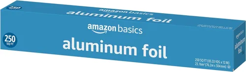 Miniatura 2 de Amazon Basics - Papel de aluminio, 250 pies cuadrados, paquete de 1 (anteriormente Solimo)