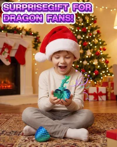 Miniatura 7 de Paquete de 12 huevos de dragón impresos en 3D, rellenos de cesta de Pascua para niños y adolescentes, juguetes únicos de Pascua y regalos para 12