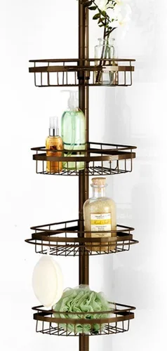 Miniatura 2 de Popular Bath Ultimate Shower Caddy, esquina de 4 niveles, cromado