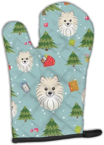 Miniatura 163 de Caroline's Treasures BB4020OVMT Dog House Collection Border Collie - Guante de horno grueso resistente al calor para sartenes calientes y horno