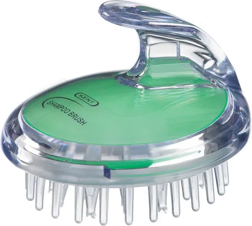 KENT SH1 - Champú/acondicionador, masaje del cuero cabelludo y cepillo húmedo para ducha para el crecimiento del cabello, 42 cerdas de goma suave (3
