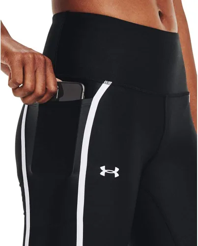 Miniatura 2 de Under Armour HeatGear Shine - Leggings de malla antideslizante con bolsillos para mujer