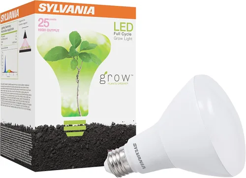 Miniatura 6 de Sylvania - Bombilla LED de ciclo completo de 20 W, PAR38, 30 micromoles/s, 80 CRI, no regulable, esmerilado, 1 paquete (41268)