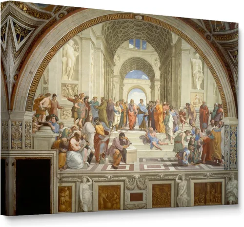 Miniatura 36 de Niwo ART - Montañas y mar, serie de pinturas más famosas del mundo, lienzo de pared para decoración del hogar, envoltura de galería, estirado