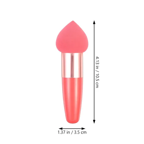 Miniatura 2 de Beaupretty Juego de 3 bolígrafos de maquillaje de belleza, esponjas de maquillaje portátiles en seco y húmedo, herramientas cosméticas de mano