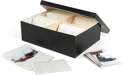 Gaylord Archival Kit de almacenamiento de fotos de alta capacidad negro