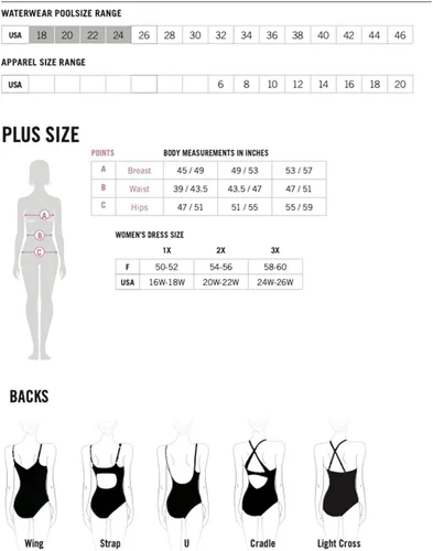 Miniatura 7 de Arena Women's Bodylift Plus Size One Piece Swimsuit