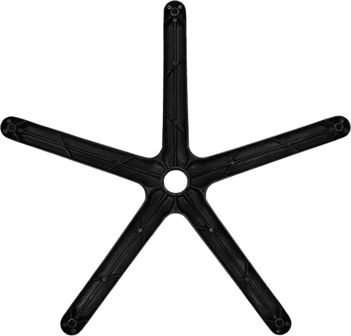Miniatura 3 de Base de silla de oficina de repuesto resistente, 28 pulgadas, aluminio negro, S4180-2