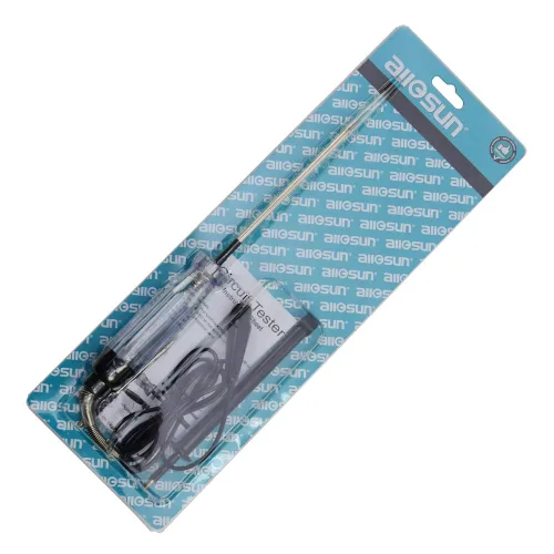 Miniatura 7 de allsun Probador de circuito audible automático, cable de perforación de cable de 6 a 12 V CC, luz de prueba de voltaje resistente, probador de luz