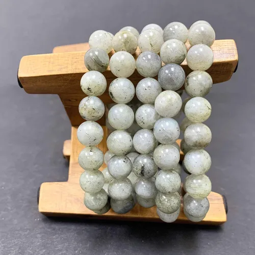 Miniatura 486 de Gem Avenue Handmade Round Bead Stretch Bracelet Unisex Natural Stone Beaded Jewelry for Men & Women, Elastic Wristband for Daily Wear