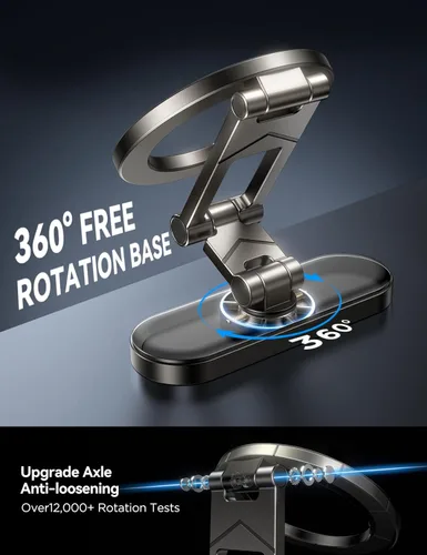 Miniatura 4 de Soporte magnético mejorado para carrito de golf, [triple pliegue + aleación] Regalos de golf para el Día del Padre para hombres, papá, golfista