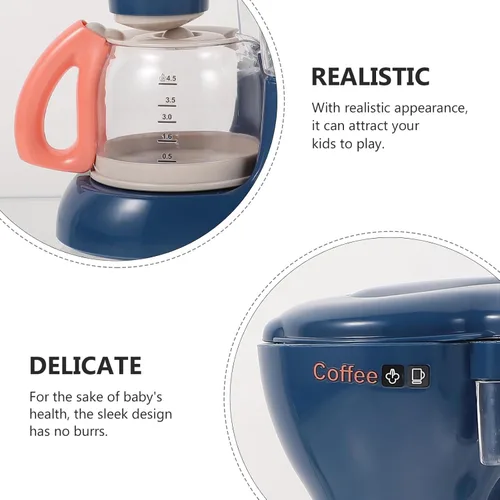 Miniatura 5 de balacoo Máquina de café de juguete Aparatos de cocina fingir diversión cocina mezcla juguete sin batería