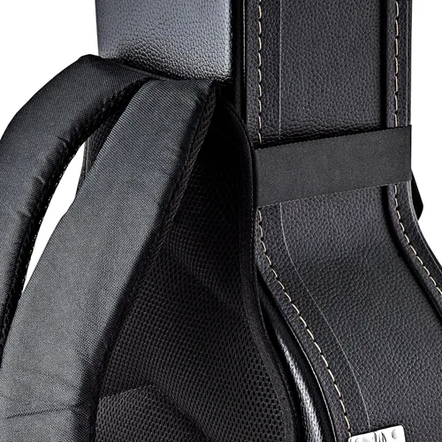 Miniatura 3 de Ortega Deluxe - Correa para mochila con cojín trasero para funda rígida, lleva tu funda rígida como una bolsa de concierto, color negro (OBPS-DLX)