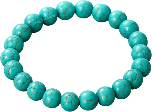 Miniatura 857 de Amazing Gemstone Pulsera de cristal para mujeres y hombres, pulsera de cristal curativo de protección, pulsera elástica con cuentas de piedras
