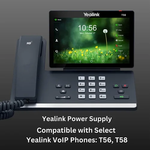 Miniatura 7 de Yealink PS5V2000US - Adaptador de fuente de alimentación 5V 2A - Compatible con teléfonos SIP Yealink: T54W, T29G, T46S, T46U, T48S, T48U, T52S