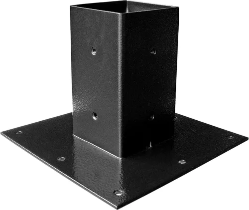 Mail Boss, Placa base de montaje en superficie negra 7155 Negro
