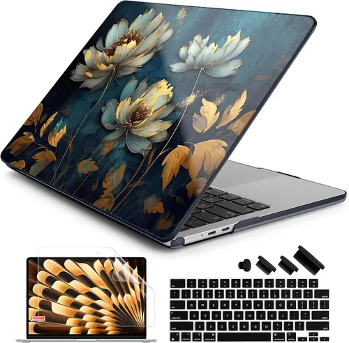Miniatura 22 de Batianda Funda prémium para MacBook Air de 15 pulgadas M5 2026 M4 2025 M3 2024 M2 2022, ultra delgada de 0.047 in, carcasa rígida de plástico